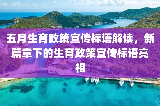 五月生育政策宣传标语解读，新篇章下的生育政策宣传标语亮相