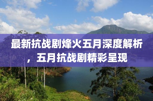 最新抗战剧烽火五月深度解析，五月抗战剧精彩呈现