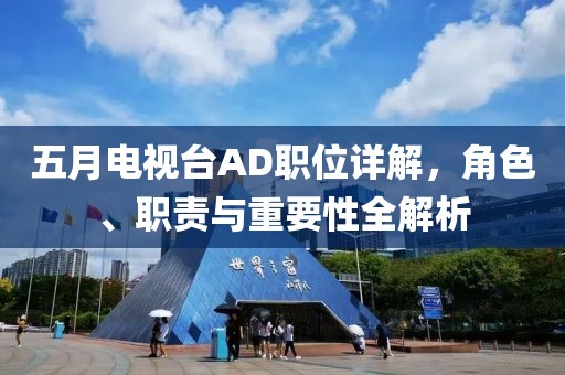 五月电视台AD职位详解，角色、职责与重要性全解析