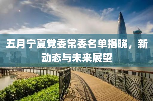 五月宁夏党委常委名单揭晓，新动态与未来展望
