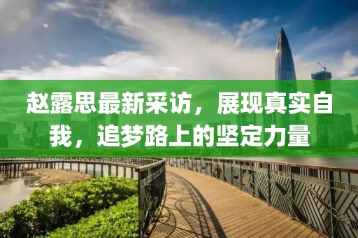 赵露思最新采访，展现真实自我，追梦路上的坚定力量