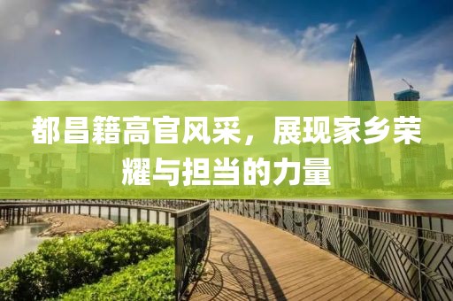 都昌籍高官风采，展现家乡荣耀与担当的力量