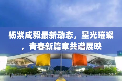 杨紫成毅最新动态，星光璀璨，青春新篇章共谱展映