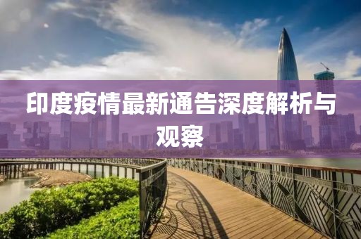 印度疫情最新通告深度解析与观察