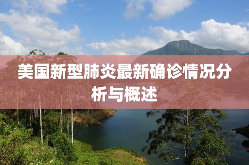 美国新型肺炎最新确诊情况分析与概述