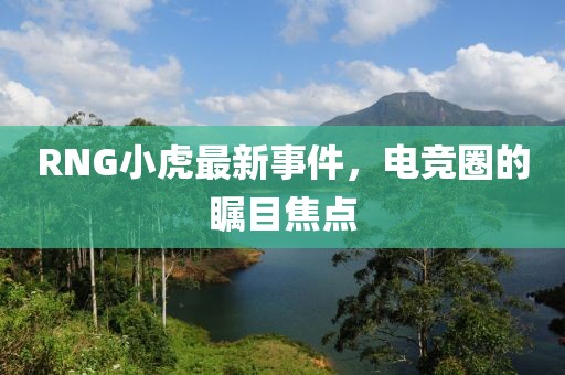 RNG小虎最新事件，电竞圈的瞩目焦点