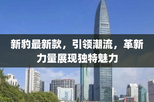 新豹最新款，引领潮流，革新力量展现独特魅力