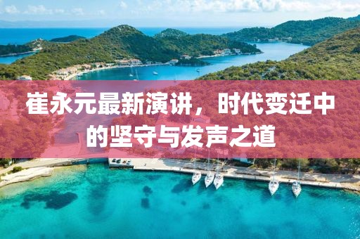 崔永元最新演讲，时代变迁中的坚守与发声之道