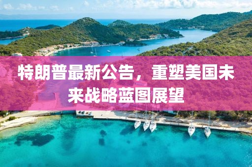 特朗普最新公告，重塑美国未来战略蓝图展望