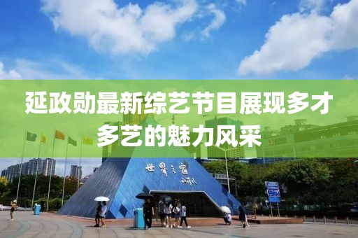 延政勋最新综艺节目展现多才多艺的魅力风采