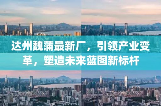 达州魏蒲最新厂，引领产业变革，塑造未来蓝图新标杆