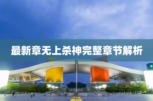 最新章无上杀神完整章节解析