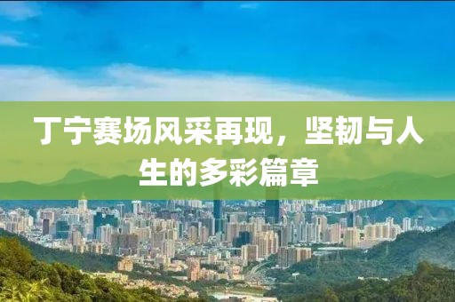 丁宁赛场风采再现，坚韧与人生的多彩篇章