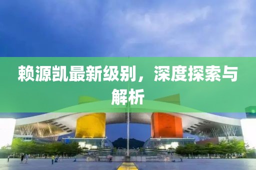 赖源凯最新级别，深度探索与解析
