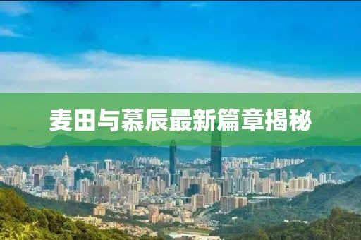 麦田与慕辰最新篇章揭秘