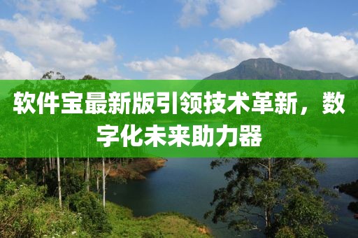 软件宝最新版引领技术革新，数字化未来助力器