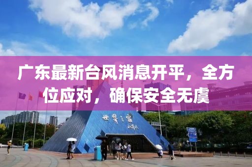 广东最新台风消息开平，全方位应对，确保安全无虞