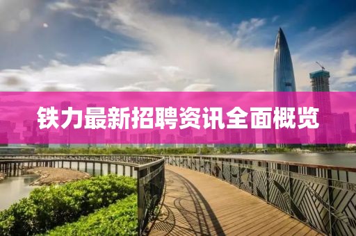 铁力最新招聘资讯全面概览